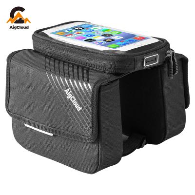 China CBR Bag Bike Front Screen TouchPhone Top Tube Frame Recycling Bag OEM Design New 6.2 Inch Phone Case Rainproof Touchscreen Bike Phone Waterproof Bag for sale