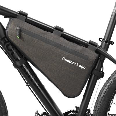 China OEM 8L IPX3 Mountain Pocket Bicycle Triangle Frame Cycling Bag CBR Waterproof Muti-fuction Road Bike Top Tube Bag for sale