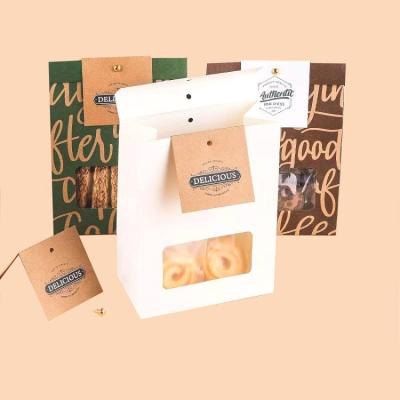 China Environmental Protection Factory Price Manufacturer Supplier Custom Kraft Paper Bags Stand Up Pouch With Window for sale