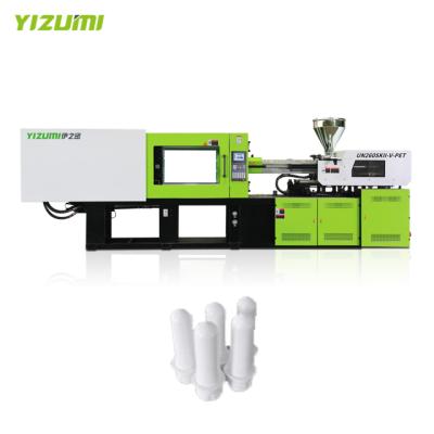 China YIZUMI UN260SKII-V-PET horizontal injection molding machine milk bottle preform making machine preform making machine for sale