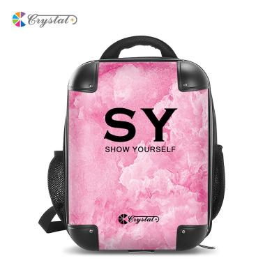 China 100% Pure Waterproof Schoolbag and PC Backpack Fashion Designs Customized Clear Transparent Rucksack Backpack for sale