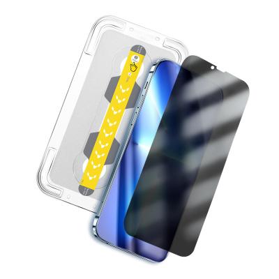 China Shockproof suitable for iPhone13 put peep mobile phone screen protector film, with film magic device, film no pressure, anti-fall for sale