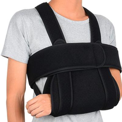 China Adult Arm Sling Shoulder Immobilizer During Sleep Adjustable Medical Rotator Cuff Support Brace Sling for sale