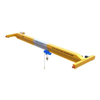 China Bridge Crane Trolley Single Girder Overhead Crane to 10 Ton Warehouse Overhead Crane Prices for sale