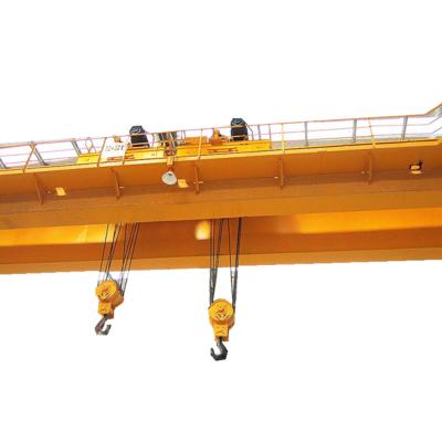 China Overhead Bridge Crane 20 Ton 50 Ton Casting Steel Mill Double Beam Crane For Sale for sale