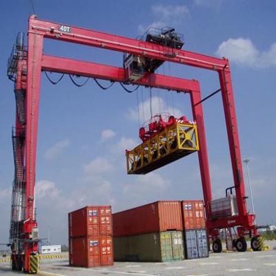 China Gantry Crane Port Usage Container Gantry Crane 50 Ton Rubber Tire Gantry Crane Price for sale