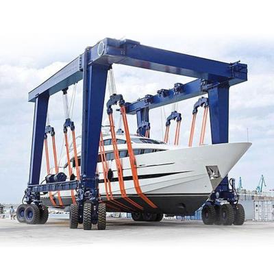 China Gantry Crane 800 Ton Lifting Cranes Mobile Boat Lift Gantry Crane Boat Crane for sale