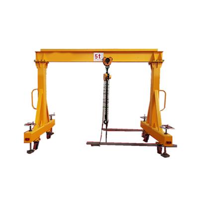 China Gantry Crane Electric Crane Single Beam Girder Portable Gantry Crane 1t 3t for sale