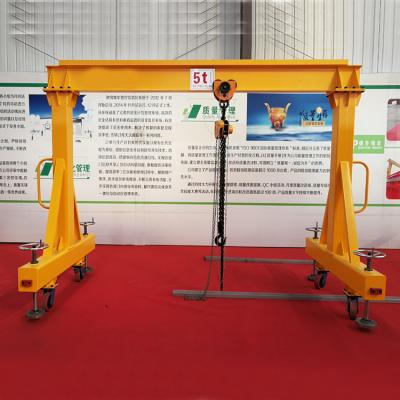 China Gantry Crane China Single Girder Electric Portable Gantry Crane 3 Ton for sale