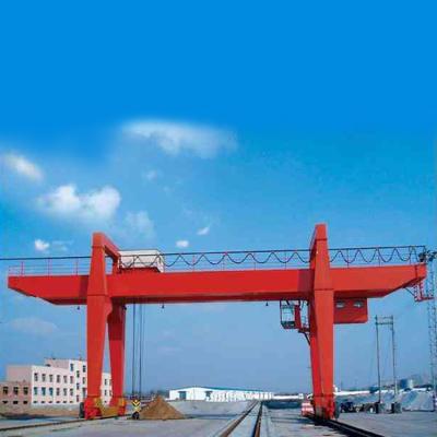 China Widely used 16t double girder gantry crane gantry crane price with electric hoist for sale