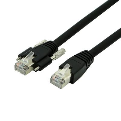 China PVC LSZH High Quality CMP CMR CMG Industrial Networking Camera Network Cable With Locking Screws Industrial Camera Network Cable for sale