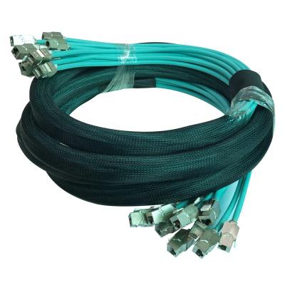 China Cat6A Network Cables Stranded Bare Copper Bundles Pre-terminated CAT8 CAT7 CAT6 CAT5E Trunk Cable Data Cable Wire Bundle for sale