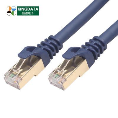 China Flame Retardant PVC Ethernet CAT8 Patch Cord LSZH RJ45 SFTP Communication Cable for sale