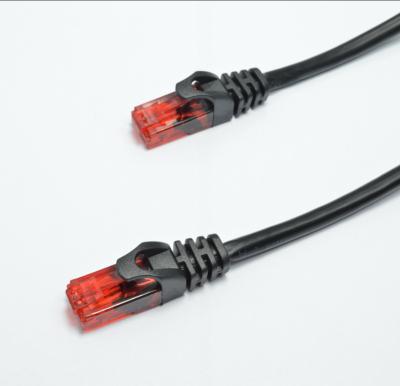 China Network data signal transmission 24AWG 8P8c 4 pairs rj45 UTP Ethernet lan cable rg45 patch cord cat5 CAT5E CAT6 CAT7 bare copper lan cable for sale