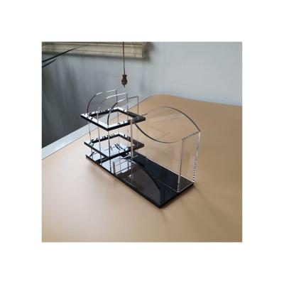 China Good Quality 100 AD-026 Stackable Acrylic Rack and Holder Storage Box Display Table Rack Stand and Display Stand Price for sale