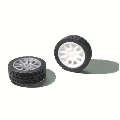 China Non-Pneumatic Tire 20Mm Injection Molding Solid Rubber Radio Control Toys Ride On Car Kids Electric Toy Wheel 2001 for sale