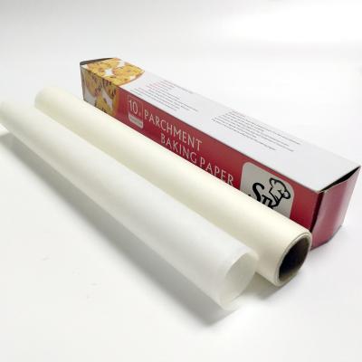 China New 30cm x 5M Parchment Paper Greaseproof Baking Rolls , Fish Grilling Paper for sale