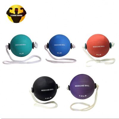 China High Quality Customized Logo 5kg Heavy Rubber Colorful Medicine Ball Home Exercise for sale