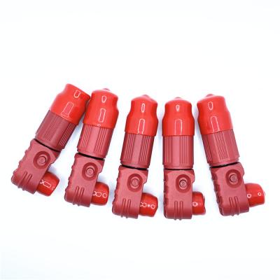 China Red 14mm Automotive HV 480A Connector Energy Storage Connector Plug For 150mm Cable for sale