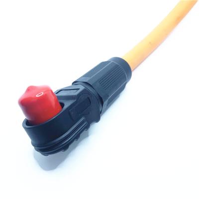 China Power Plant 10mm Current HV 60A Connector Energy Storage Socket To Plug In Assembly Cable for sale