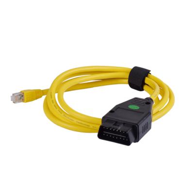 China Truck Ethernet RJ45 To OBD OBD2 Interface Network Cable For BMW F-Series for sale