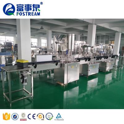 China Semi Automatic Small Beverage PET Bottle Drinking Mineral Water Rinsing Washing Filling And Capping Machine for sale