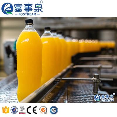 China Full Scale Automatic Mini Mango Orange Juicer Fruit Juice Filling Production Line Beverage Factory Price Small for sale