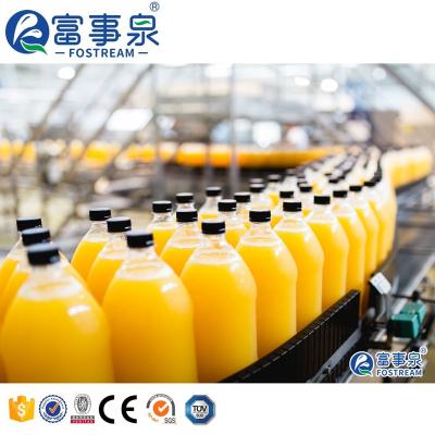 China Full Automatic Beverage Production Small Bottle Filling Fruit Juice Making Machine Line for sale