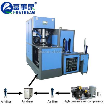 China Bottle Semi Automatic 19l 20l 19 20 Liter 3 4 5 Gallon PET Bottle Blowing Machine for sale