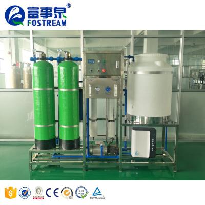 China Plant Fostream 250LPH 500LPH 1000LPH Reverse Osmosis RO Membrane Borehole Sea Salt Water Desalination Systems for sale