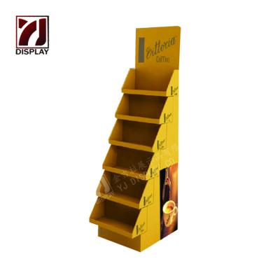 China Advertising Toy Retail Store High Quality Modular Display Stand Cardboard Floor Office Supplies Display Rack for sale