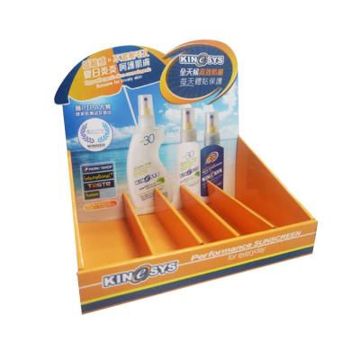 China Advertising Floor Cardboard Pegboard Display Stand Cardboard Hanger For Paper Display Rack for sale