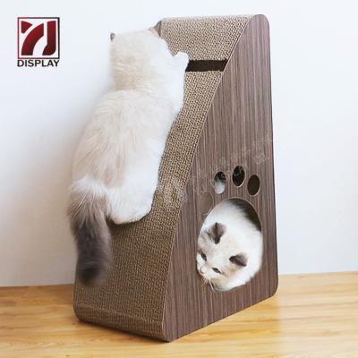 China Viable Cardboard Cat Scratcher Board Toy Cat Sofa Corrugated Paper Pet Toy for sale