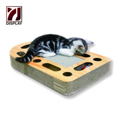 China Durable cat scratcher house board for cat play toy bed cat scratcher boarddurable for sale