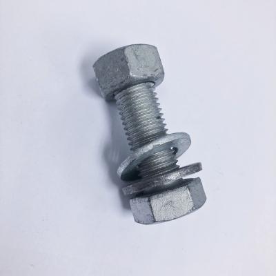 China Carbon Steel M10*40 8.8 HDG DIN933 Hex Bolt for sale