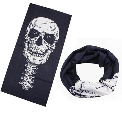 China Breathable Skeleton Tube Bandana Scarf, OEM Multifunctional Seamless Skull Tube Mask Bandana Neck Warmer for sale