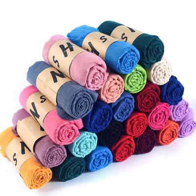 China New Fashion Fluorescent Color Cute Cheap Wholesale Hijab Scarf Magic Veil Scarf for sale