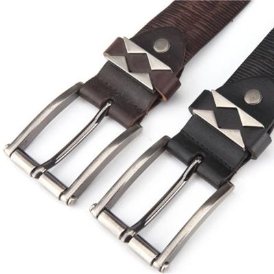 China Fashion Vintage Leather Belts For Men Genuine Leather Pin Buckle Cowhide Leather Belt Vintage Cowhide Leather Belt for sale