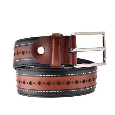 China Fashion.Casual.Business OEM Fashion.Casual.Business Belt Buckle Pin Buckle Pin Cowhide Leather Genuine Leather Men's Belt for sale