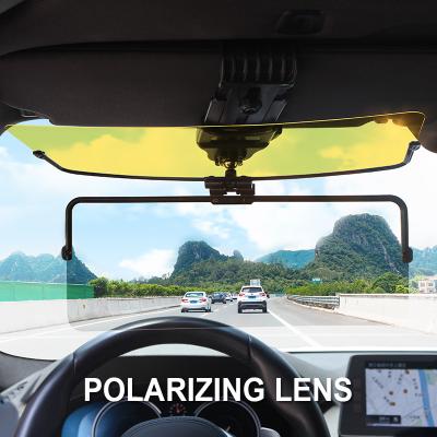 China ABS+TPR++PMMA Zinc Alloy Zinc Alloy Car Sunshade Sun Shade Clear View Sun Shade Blocker Anti-Glare Rotatable Anti-UV Anti-Glare Adjustable Car Accessories for sale