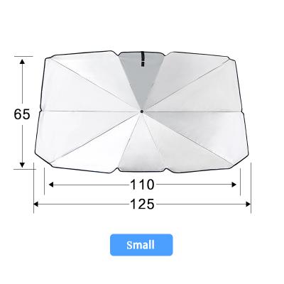 China High Quality Durable Car Front Parasol Umbrella Sunshade from Summer Flodable for sale