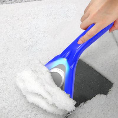 China Multifunctional Car Snow Shovel Car Snow Shovel with Light Brush Winter Snow Shovel Windshield Wiper Ice Snow Remover De-Icing Tool New for sale