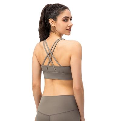 China Good Quality Super Elastic Various Cross Back Skinny Elasticity Vest Sports Vest for sale