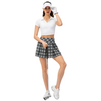 China Plaid Sport Appropriate Soft Quality Soft Price Guaranteed Short Pleated Skirt for sale