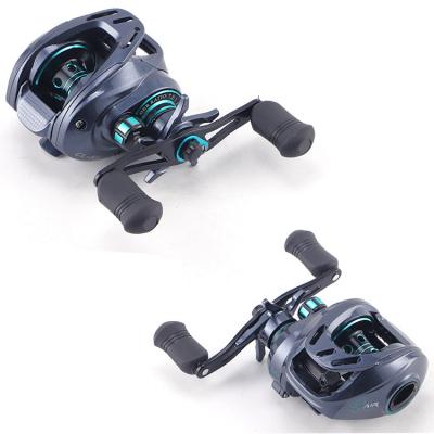 China CASTSOON Anti-Blast Wire Metal Cup Reel Cheap Magnetic Water Drop Baitcasting Reels 3 Hole Straight New Design for sale