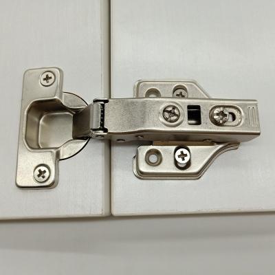 China Modern high quality hinge 35mm modern full lap hetal full clip 110degree one way top soft close hinge for sale