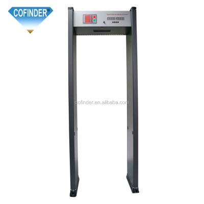 China PD1000 LCD Display Pinpoint PD1000 Door Frame Sound Metal Detector Alarm and Security Walk Through Body Scanner for Airport Security à venda