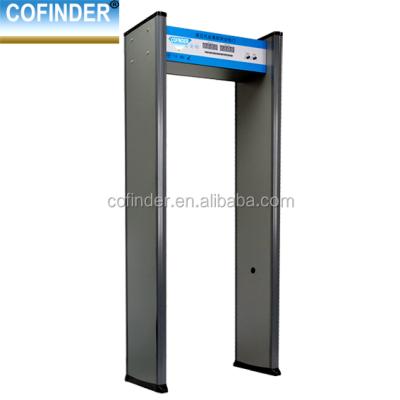 China Sound Alarm Cofinder Single Zone Walk Through Metal Detector Door Frame Metal Detector for Airport Security Checking for sale