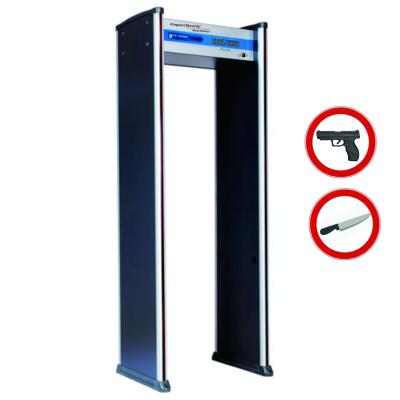 China Alarm And Sound LED Display Cheap Metal Detector Archway Walk Through Metal Scanner Door For Indoor Security Check en venta