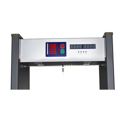 China Sound Alarm And Punctual LCD Display Walk Through Ground Metal Detector Door Since 1999 for sale